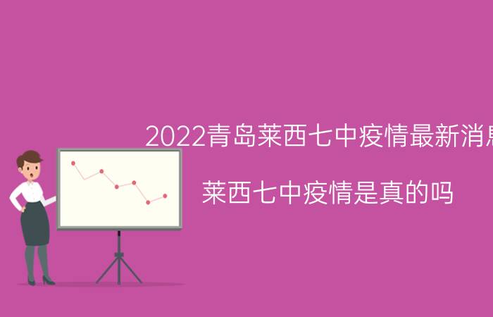 2022青岛莱西七中疫情最新消息 莱西七中疫情是真的吗